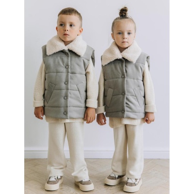 Стёганый жилет Mimilav серый 03