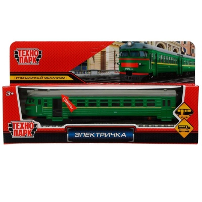 Металлическая модель Электричка Технопарк COMTRAIN-19-GN