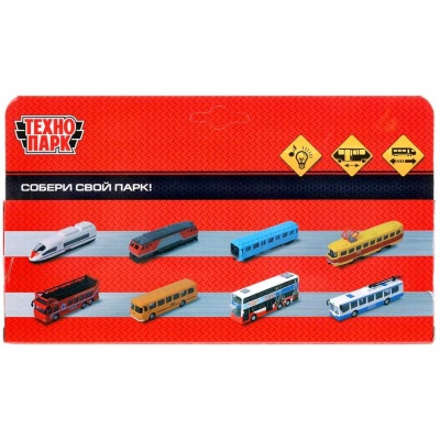 Металлическая модель Пассажирский электропоезд Технопарк ELTRAIN-17SL-RD 05