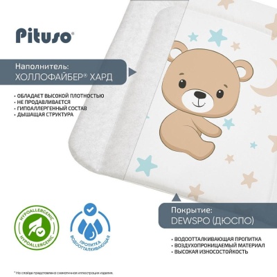 Матрас пеленальный Мишутка Pituso PT/ПН-02 04