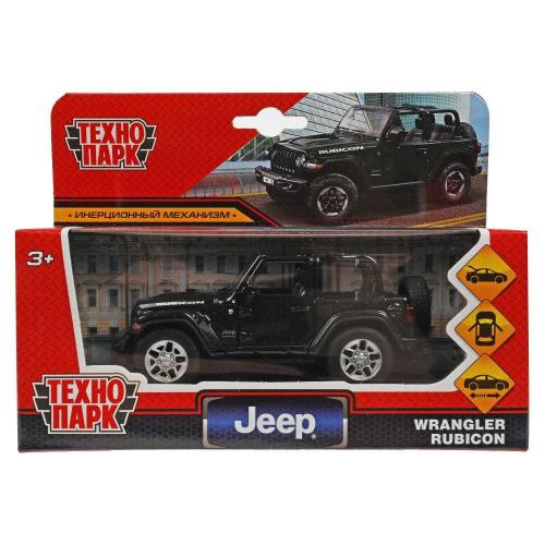 Коллекционная машинка Jeep Wrangler Rubicon Технопарк RUBICON3D-12-BK фото 7