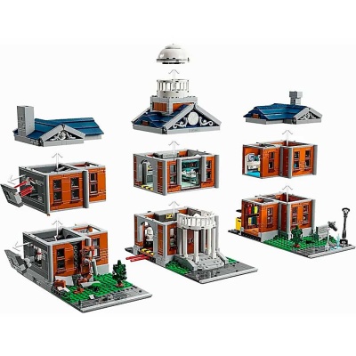 Конструктор 3D Люди Икс Особняк 3093 детали 11258 5