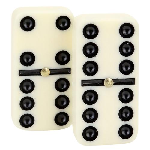 Домино в деревянной коробке Узорчатые Miland ИГН-0302 фото 3