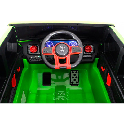 Детский электромобиль RiverToys Z777ZZ зеленый