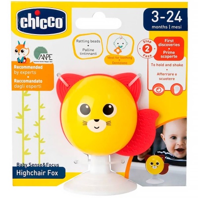Погремушка присоска Лисичка на стульчик для кормления Chicco 00012190000000