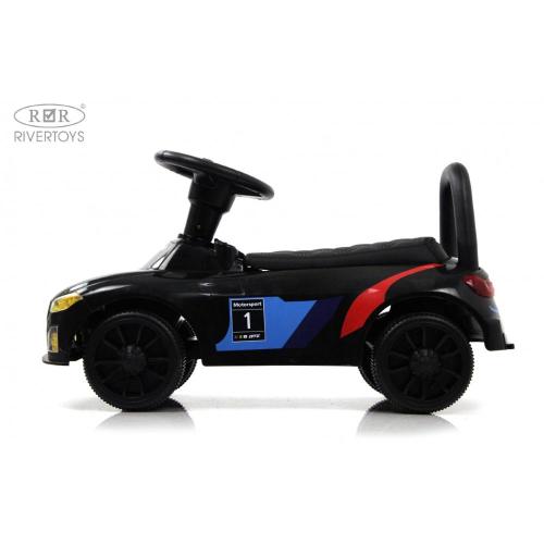 Детский толокар RiverToys F003FF чёрный фото 4