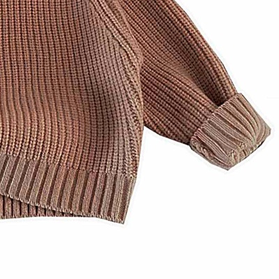 Джемпер детский вязаный Жанэт 31701 коричневый 2