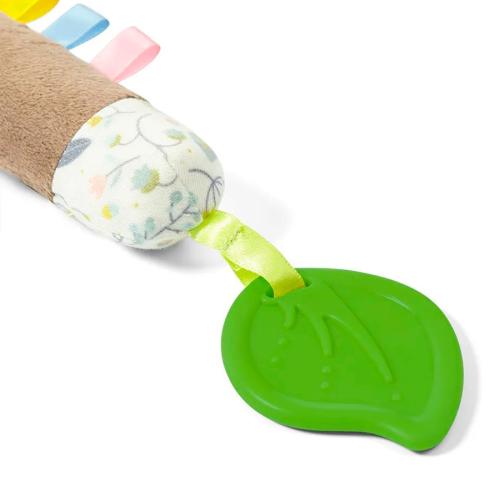 Игрушка пищалка с прорезывателем мишка Teddy BabyOno 1431 фото 3