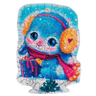 Деревянный пазл Collection Animation Новогодняя зайка 150 деталей Melograno MPZCA26-M 01 Деревянный пазл Collection Animation Новогодняя зайка 150 деталей Melograno MPZCA26-M 01
