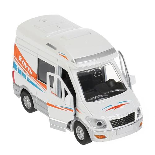 Металлическая модель Дом на колесах Технопарк SB-19-10WB фото 5