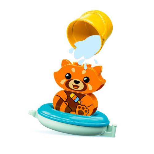 Конструктор Lego Duplo Приключения в ванной Красная панда на плоту lego 10964 фото 3