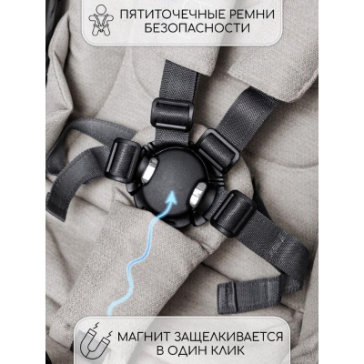 Коляска 2 в 1 Amarobaby Motus белый