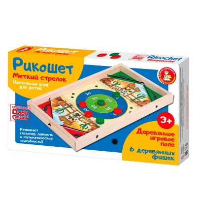 Настольная игра Рикошет Меткий стрелок Десятое Королевство 02378