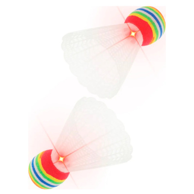 Набор для бадминтона 2 пластиковые ракетки 2 волана Рыжий кот НБД-0562 4