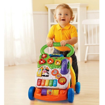 Каталка ходунки Первые шаги Vtech 80-077026