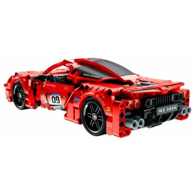 Конструктор Спортивный автомобиль инерционный 437 деталей Qman 5809IMM 2