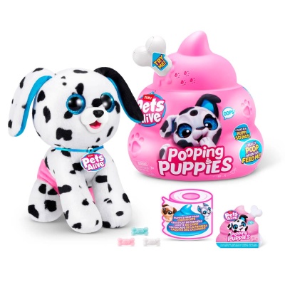 Интерактивная игрушка сюрприз Щенок Pets Alie Zuru 9542
