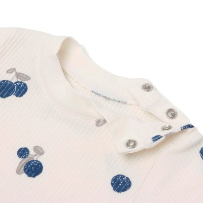 Футболка с длинным рукавом Blueberry Крошка Я 9834327 молочная 2