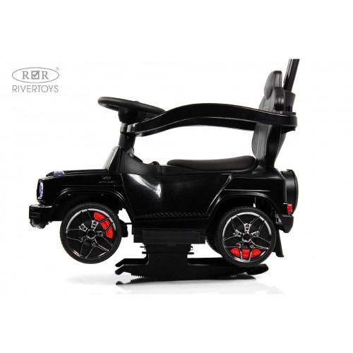 Детский толокар Mercedes-Benz G63 RiverToys Z001ZZ-B чёрный бриллиант фото 26