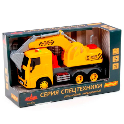 Игрушечный автомобиль-экскаватор Полесье 94049 МАЗ