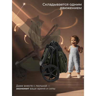 Коляска 2 в 1 Sweet Baby Orso SBL Dark Green 03