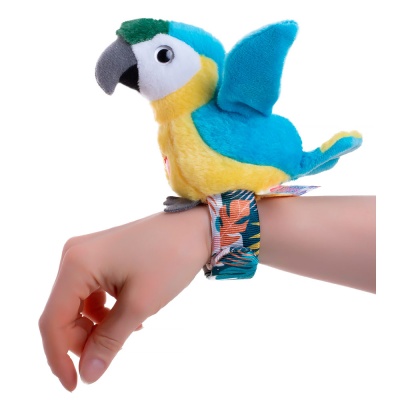 Интерактивная игрушка со слэп браслетом Синий попугай Happy Yappers 9593 2