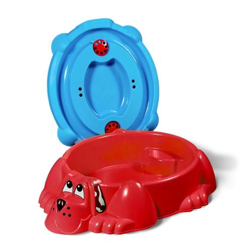 Песочница Собачка Sheffilton Kids П-376 красный-голубой фото 2