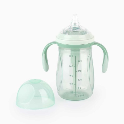 Бутылочка с ручками и силиконовой соской 300 мл Happy Baby 10020 2
