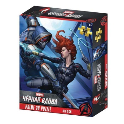 Стерео-пазл Черная вдова 300дет Prime 3D 33047
