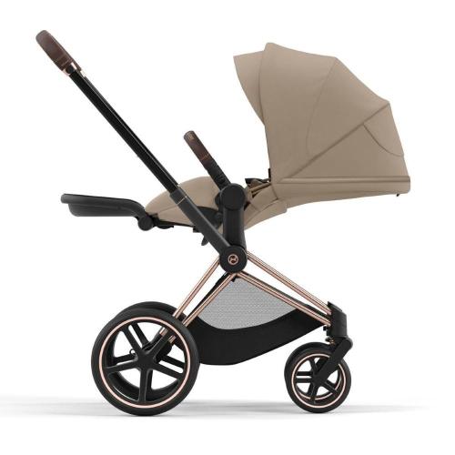 Коляска 2 в 1 Cybex Priam IV Rosegold Cozy Beige фото 3