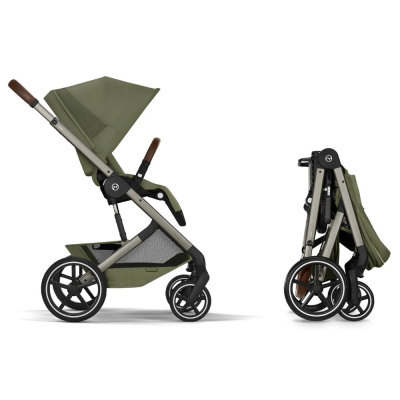 Коляска 2 в 1 Cybex Balios S Lux TPE Moss Green 04