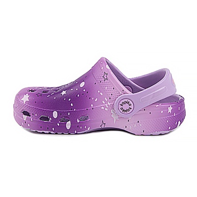 Сабо детские для девочки Kapika 83217-3 фиолетовые 3