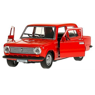 Машина металлическая инерционная ВАЗ 2101 12 см Технопарк 2101-12-RD 3