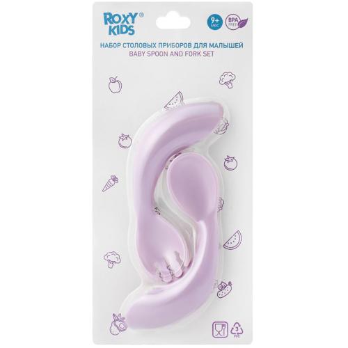 Набор столовых приборов ложка и вилка Roxy-Kids RFD-001-V фото 2