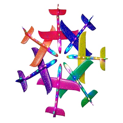 Игрушка Самолет пенопластовый с подсветкой 24 см IT109396 1