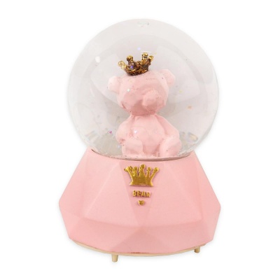 Сувенир Музыкальный водяной шар Мишка Miland Т-4892 01