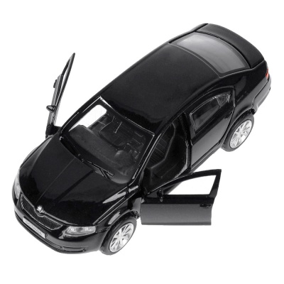 Машина металлическая инерционная Skoda Octavia 12 см Технопарк OCTAVIA-12-BK 2