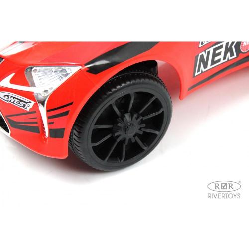 Детский толокар RiverToys F004FF красный фото 8