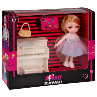 Игровой набор Alisa Kawaii mini Пианистка 1Toy Т24361