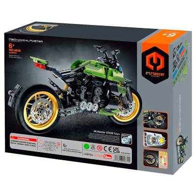 Конструктор Зеленый мотоцикл IM.Master  6836_MK 4