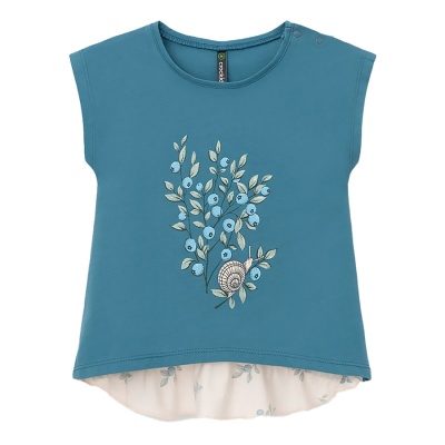 Рубашка туника для девочки Crockid КР 302319 капитанский синий к561 1