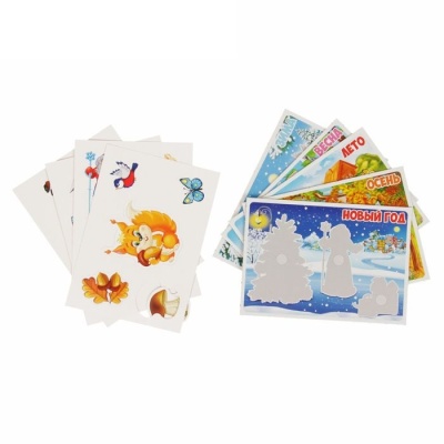 Игра на липучках Времена года Русский стиль 03274