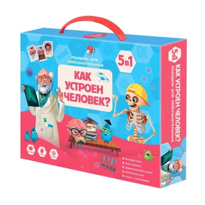 Игровой набор Подарок для любознательных Как устроен человек Геодом