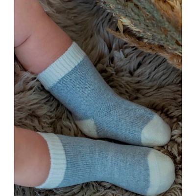 Носки детские из шерсти мериноса Наследникъ SW8001-МР-СЕ 2