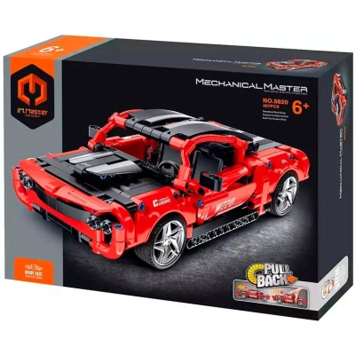Конструктор Спортивный автомобиль инерционный 457 деталей Qman 5820IMM 4