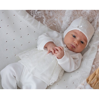 Комплект на выписку для девочки Наследникъ 221-030-ЭК 4