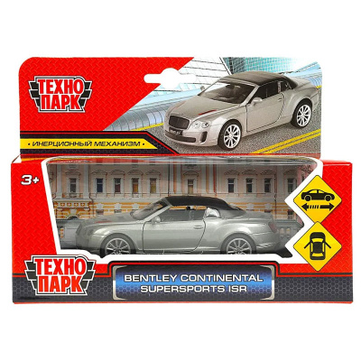 Игрушка машинка металлическая Bentley Continental Supersports Isr Технопарк 67307 (96) 4