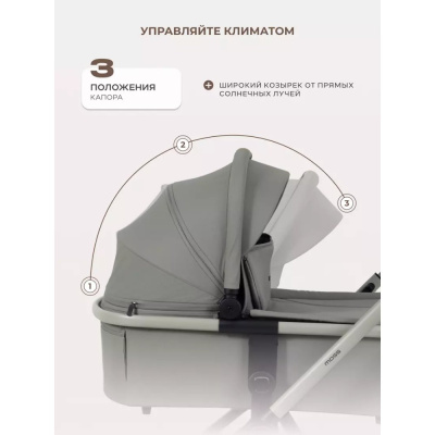 Коляска 2 в 1 Rant Moss Prime RA321 Grey 04