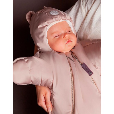 Комбинезон Мигшка для девочки и мальчика размер 68 Наследникъ 307-01065 латте 5