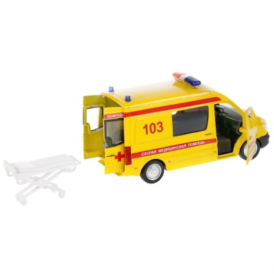 Игрушка mercedes-benz sprinter реанимация Технопарк SPRINTERVAN-14AMB-YE 2